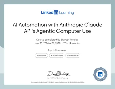 AI Automation with Anthropic Claude API's Agentic Computer Use