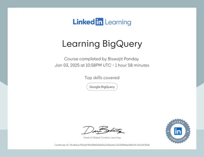 Learning BigQuery