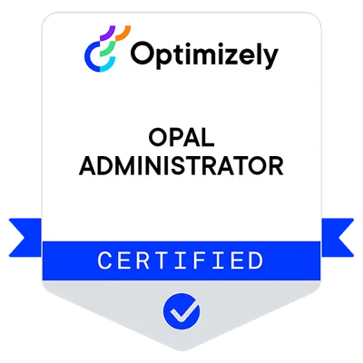 Optimizely Opal Certified Administrator 2025 certificate